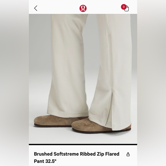 SOLD- Brushed lululemon softstreme pant - Picture 10 of 10